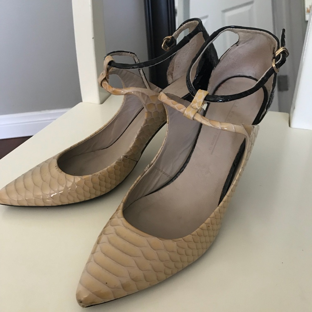 Zara woman leather shoes